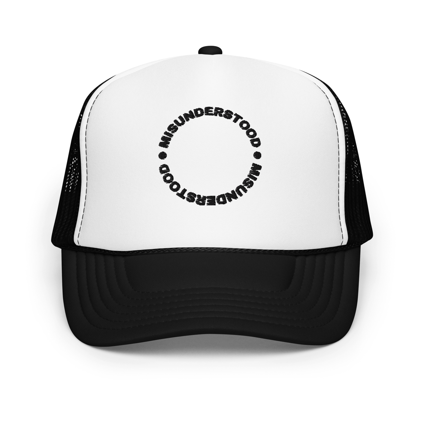 Misunderstood - White and Black Foam trucker hat
