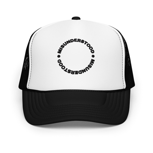Misunderstood - White and Black Foam trucker hat
