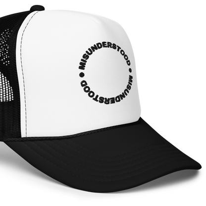 Misunderstood - White and Black Foam trucker hat