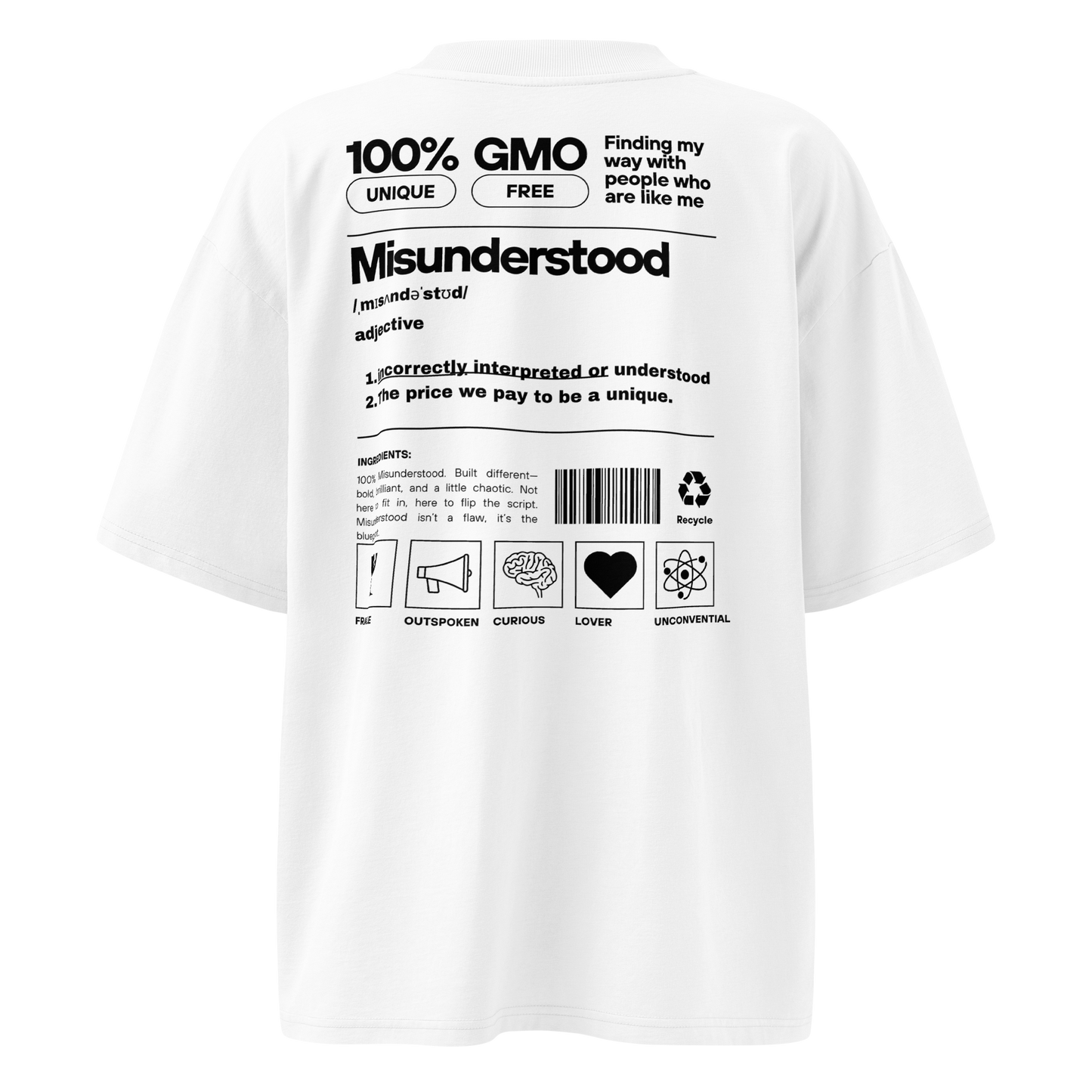 Misunderstood oversized t-shirt - 100% Misunderstood